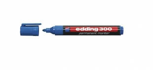 Permanentní popisovač Edding 300 - 1,5 mm, modrý