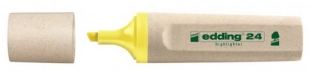 Zvýrazňovač Edding Highlighter 24 EcoLine - klínový hrot, 2-5 mm, žlutý