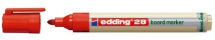 Popisovač na bílé tabule Edding Board Marker 28 EcoLine - 1,5 mm, červený