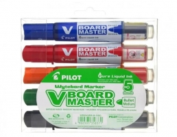 Popisovač na bílé tabule Pilot V-Board Master BeGreen 5979 - 2,3 mm, 5 ks