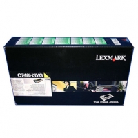 Lexmark originální toner X748H3YG, yellow, 10000str., high capacity, Lexmark X748DE, X748DTE