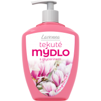 Tekuté mýdlo Lavonea - s dávkovačem, magnolie, růžové, 500 ml