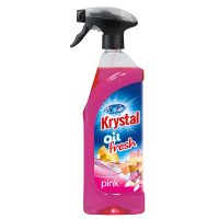 Olejový osvěžovač vzduchu Krystal - s rozprašovačem, růžový, 750 ml