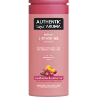Sprchový gel Authentic Toya Aroma - cranberries & nectarine, 400 ml