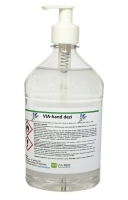 Dezinfekční gel na ruce VIA-HAND dezi - s dávkovačem, vůně levandule, 500 ml - DOPRODEJ