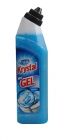 WC gel do závěsu Krystal - modrý, 750 ml