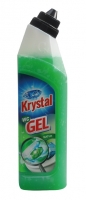 WC gel do závěsu Krystal - zelený, 750 ml