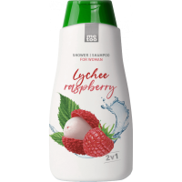 Sprchový gel a šampon Me Too 2v1 - raspberry & lychee, 500 ml