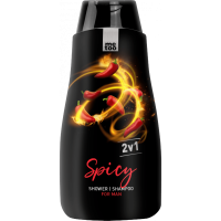 Sprchový gel a šampon Me Too 2v1 - pánský, spicy, 500 ml