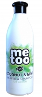 Sprchový gel a šampon Me Too 2v1 - coconut & mint, 500 ml - DOPRODEJ
