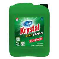 Čistící a dezinfekční prostředek Krystal Sanan - pine, gelový, 5 l
