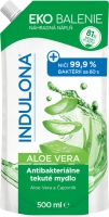 Náhradní náplň do antibakteriálního tekutého mýdla Indulona - aloe vera, 500 ml