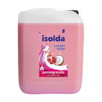 Krémové tekuté mýdlo Isolda - granátové jablko s kokosovým mlékem, růžové, 5 l