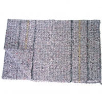 Hadr na podlahu - tkaný, 60x70 cm, zemovka, šedý