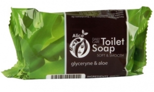 Toaletní mýdlo Alice - aloe vera, 100 g