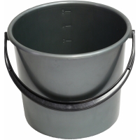 Plastový kbelík bez výlevky 5 l Fave - pevný, s uchem, mix barev