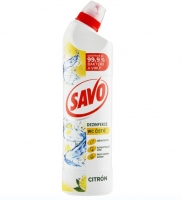 Čistící a dezinfekční prostředek Savo WC - citron, 700 ml