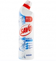 Čistící a dezinfekční prostředek Savo WC - ocean, 700 ml