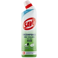 Čistící a dezinfekční prostředek Savo WC bez chloru - louka, 750 ml