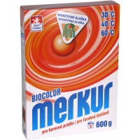 Prací prášek Merkur Biocolor - barevné prádlo, 600 g