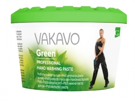 Mycí pasta na ruce Vakavo Green - abrazivní, 500 g