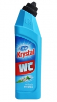 Kyselý čistící prostředek na keramiku Krystal WC - modrý, 750 ml