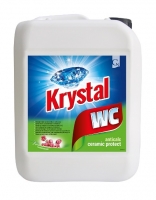 Kyselý čistící prostředek na keramiku Krystal WC - s ochranou, zelený, 5 l