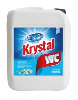 Kyselý čistící prostředek na keramiku Krystal WC - modrý, 5 l