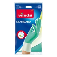 Úklidové rukavice Vileda Standart L-9 - gumové-latexové, modré