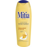 Sprchový gel Mitia - honey & milk, 400 ml