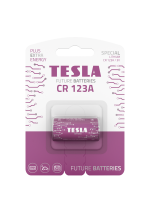 Speciální lithiová baterie Tesla 3 V - CR17345, typ CR123, blistr, 1 ks