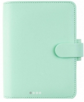 Kapesní diář Filofax Saffiano - 145x115x34 mm, neonově zelený