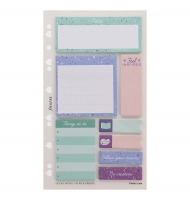 Náplň do diáře Filofax Expressions - osobní, lepicí bločky, 8x25 listů