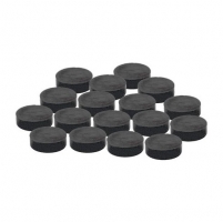 Feritové magnety 16 mm - tloušťka 5 mm, černé, 50 ks