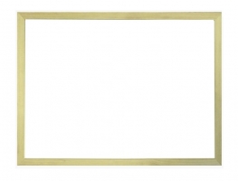 Bílá tabule v dřevěném rámu Victoria - 30x40 cm, lakovaný povrch, nemagnetická