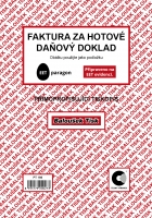 Faktura za hotové-Daňový doklad PT198 - samopropisovací, A5, 50 listů