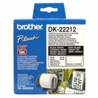 Brother filmová role 62mm x 15.24m, bílá, 1 ks, DK22212, pro tiskárny štítků