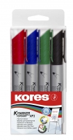 Popisovač Kores Flipchart K-Marker - 3 mm, mix barev, 4 ks