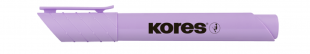 Zvýrazňovač Kores High Liner Plus - klínový hrot, 3-5 mm,  pastelově fialový