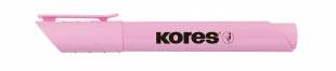 Zvýrazňovač Kores High Liner Plus - klínový hrot, 3-5 mm,  pastelově růžový