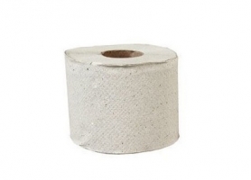 Toaletní papír 400/1 - jednovrstvý, recykl, 400 útržků, 64 rolí
