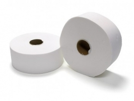 Toaletní papír Jumbo 190 Almus - dvouvrstvý, 100% lepená celulóza, 12 rolí