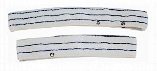 Návlek na rozmývák s padem 35 cm - mikrovlákno, bílý s modrými pruhy