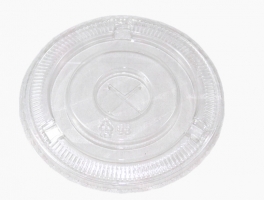 Kulaté víčko na EKO misku na polévku 200-400 ml - plastové, transparentní, 50 ks