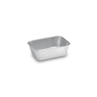 Hranatá ALU miska 550 ml - 30,5x11,7x8 cm, 50 ks