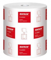 Papírový ručník v roli Katrin Classic 460102 - dvouvrstvý, bílý, 160 m, systém M2, 6 ks