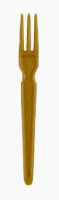 Dřevoplastová vidlička na hranolky EKO - 8 cm,  WPC, 1000 ks