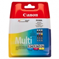 Canon originální ink CLI526 CMY, cyan/magenta/yellow, 340str., 3x9ml, 4541B009, 4541B006, Canon Pixma  MG5150, MG5250, MG6150, MG8