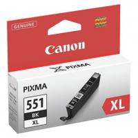 Canon originální ink CLI551BK XL, black, 1130str., 11ml, 6443B001, high capacity, Canon PIXMA iP7250, MG5450, MG6350, MG7550