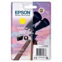 Epson originální ink C13T02V44010, 502, T02V440, yellow, 165str., 3.3ml, Epson XP-5100, XP-5105, WF-2880dwf, WF2865dwf